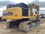 Used Komatsu in yard